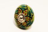 Ceramic blue/green red unique round 4cm door knob pulls handles F12